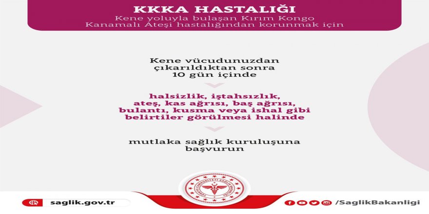 Bakanlıktan Kkka Uyarısı: “Açık Renk Giysiler Tercih Edin”