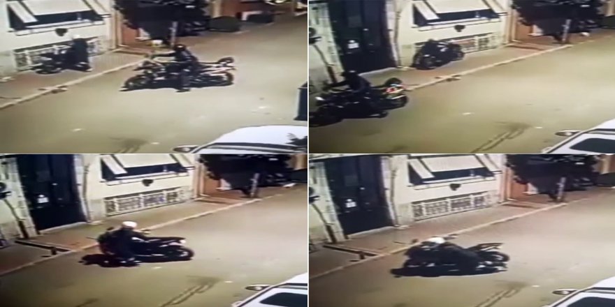 Motosiklet Hırsızları Kamerada !