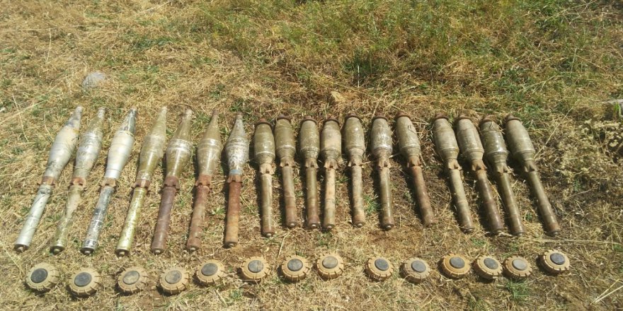 Siirt’te Pkk’ya Ait Patlayıcı Ve Mühimmat Ele Geçirildi