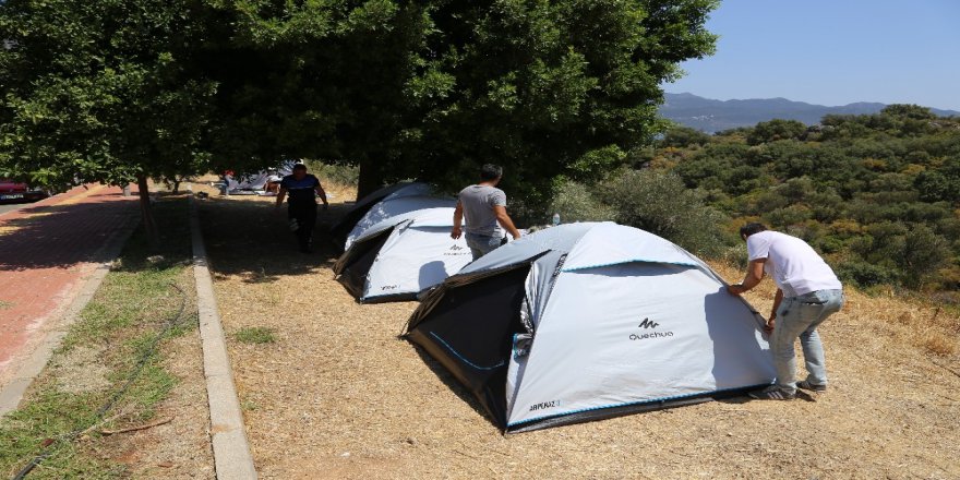 Kaş’ta Çadır Operasyonu