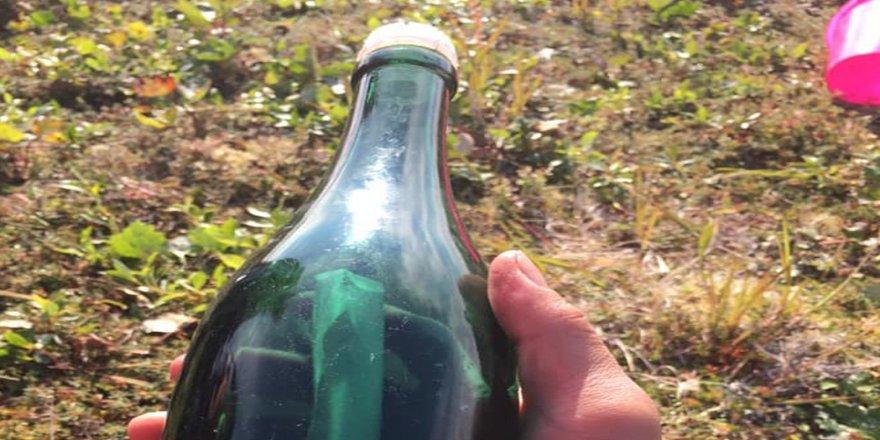 Abd’de 50 Yıllık Şişe İçinde Mektup Bulundu