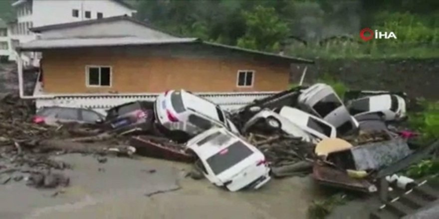 Çin’de Şiddetli Yağış: 96 Kişi Köylerde Mahsur Kaldı