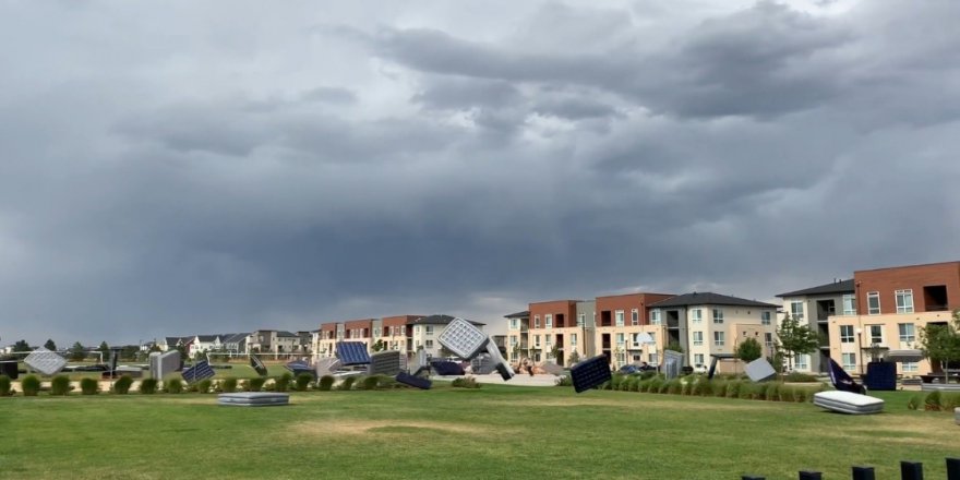 Rüzgara Kapılan 150 Şişme Yatak Büyük İlgi uyandırdı