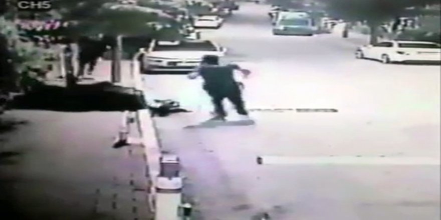Nefes Kesen Hırsız Polis Kovalamacası Kamerada