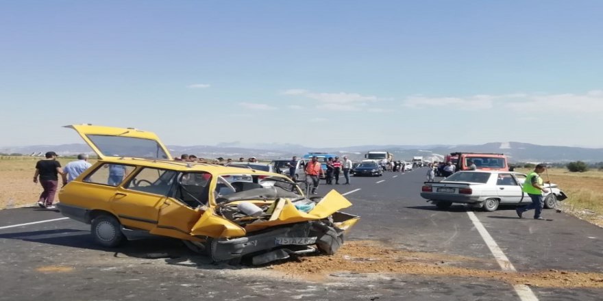 Burdur’da Feci Kaza : 1 Ölü, 9 Yaralı