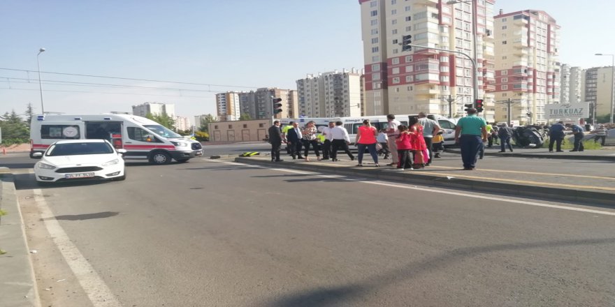 Kayseri'de Trafik Kazası