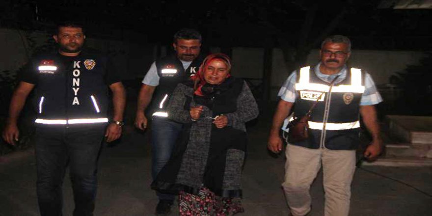 Konya'da Keserle Kocasını Öldüren Kadın Tutuklandı