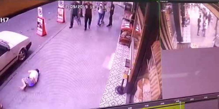 Balkonda Oynarken Yere Çakıldı, O Anlar Kameraya Yansıdı