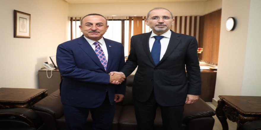 Bakan Çavuşoğlu Filistinli Mevkidaşı Malki İle Görüştü