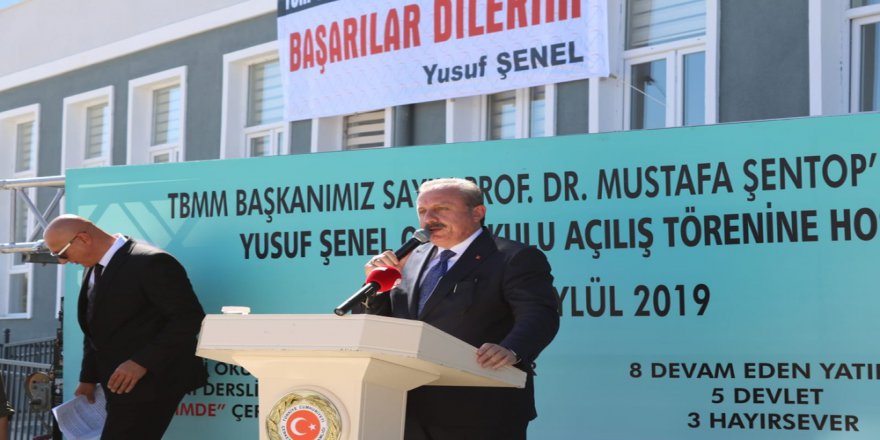 Şentop: "Genel Bütçeden Eğitime Ayrılan Pay Bugün 114 Milyar Liraya Yükselmiştir"