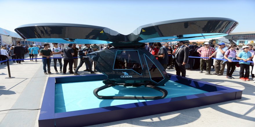 Milli Uçan Araba "Cezeri" Teknofest’te Görücüye Çıktı