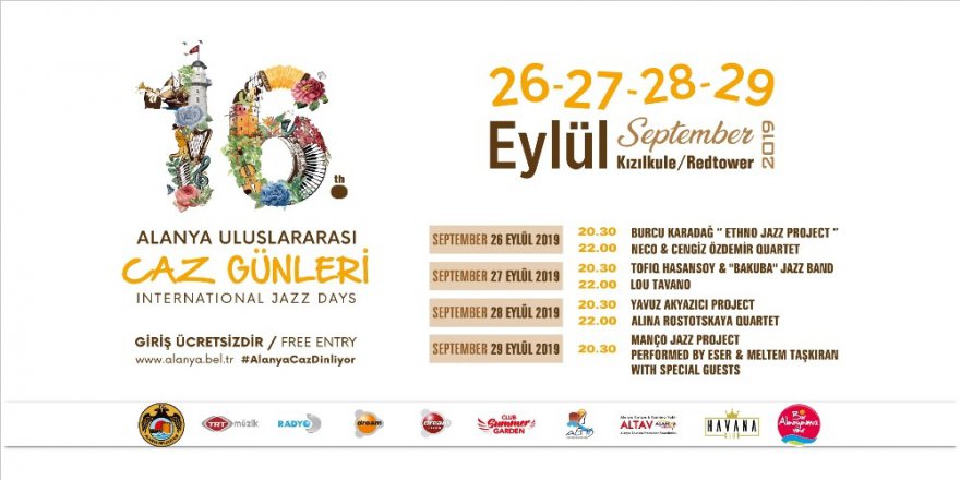 16. Alanya Uluslararası Caz Günlerine Doğru