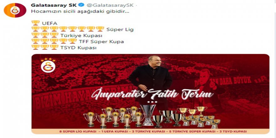 Galatasaray’dan Ali Koç’a Cevap: "Hocamızın Sicili Aşağıdaki Gibidir"
