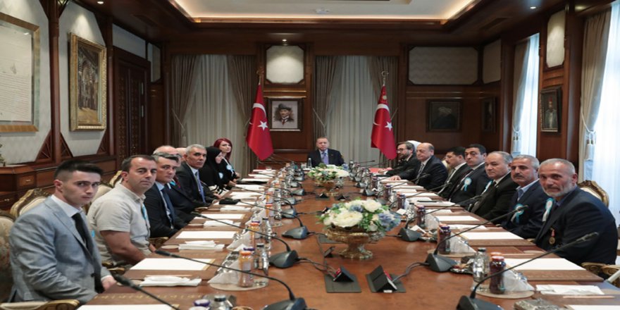 Cumhurbaşkanı Erdoğan Gazileri Kabul Etti