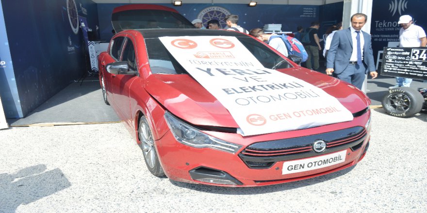 Yerli Ve Elektrikli Otomobil Teknofest’te Görücüye Çıktı