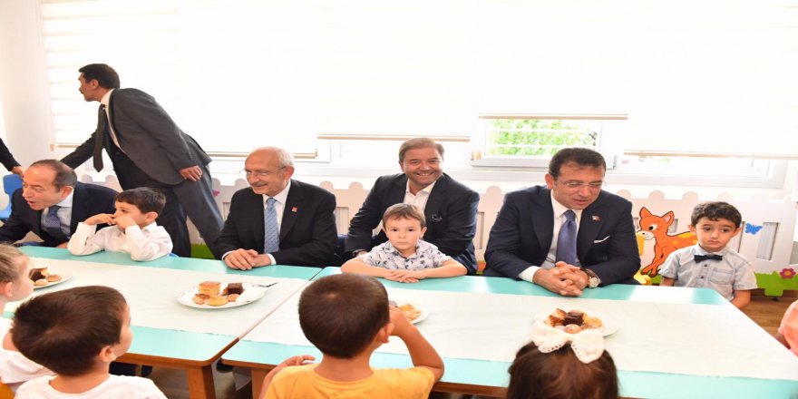 Kılıçdaroğlu Maltepe’de Çocuklarla Deney Yaptı
