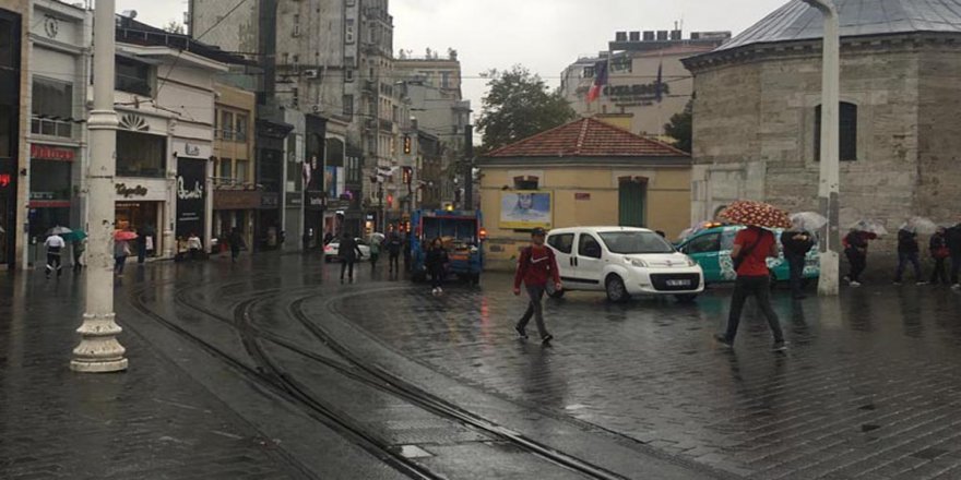 İstanbul’da Beklenen Yağış Başladı