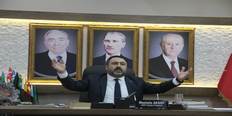 Mhp Eski İl Başkanı Aksoy: "İfademi Bulmazsanız Müfterisiniz"
