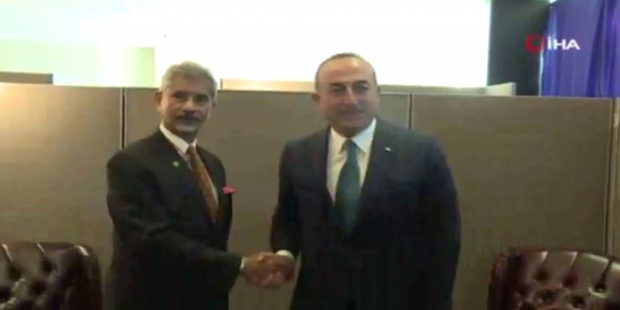 Bakan Çavuşoğlu, Hindistan Dışişleri Bakanı Jaishankar’la Görüştü