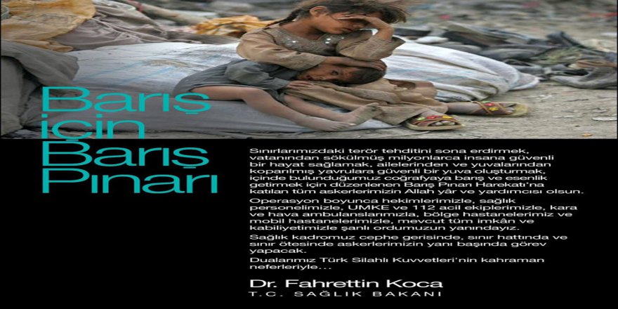 Sağlık Bakanı Koca: “Tüm İmkan Ve Kabiliyetimizle Şanlı Ordumuzun Yanındayız”