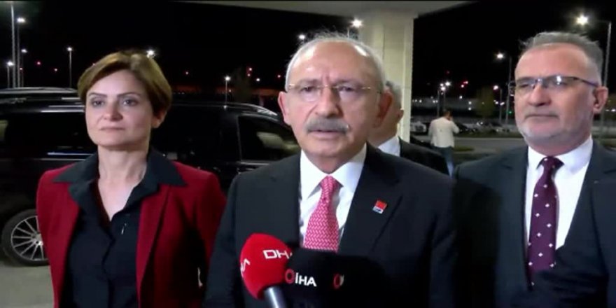 Kılıçdaroğlu’ndan Barış Pınarı Harekatı’na İlişkin Açıklama
