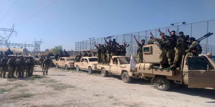 Türkiye Destekli Suriye Milli Ordusu Tel Abyad Sınırına Doğru İlerliyor