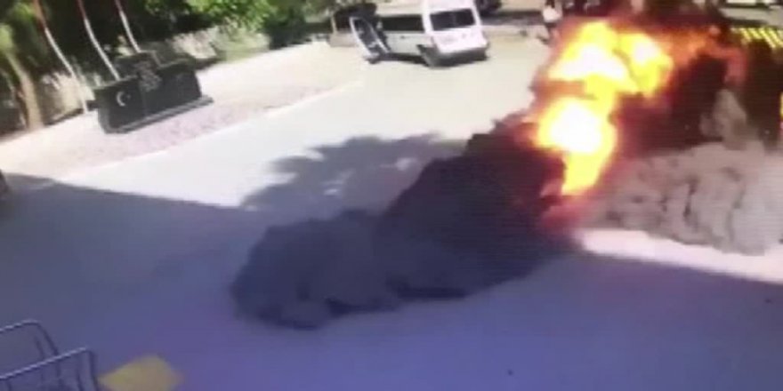 Roketin Düşme Anı Kamerada