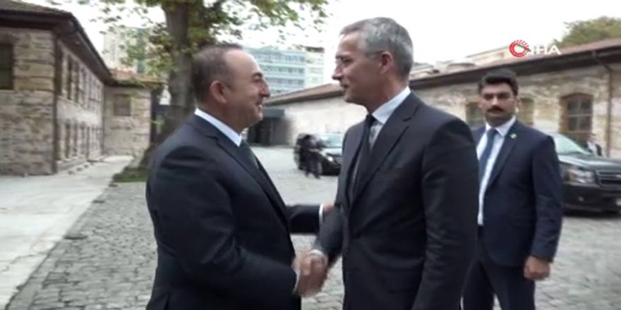 Nato Genel Sekreteri Stoltenberg, Bakan Çavuşoğlu Tarafından Karşılandı