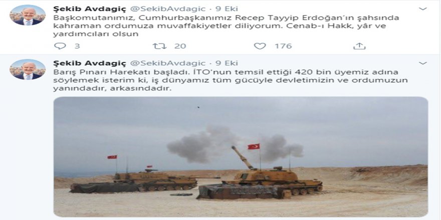 İş Dünyasından Barış Pınarı Harekatına Destek Mesajları