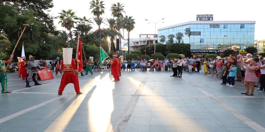 Alanya’da Mehmetçiğe Mehterli Destek