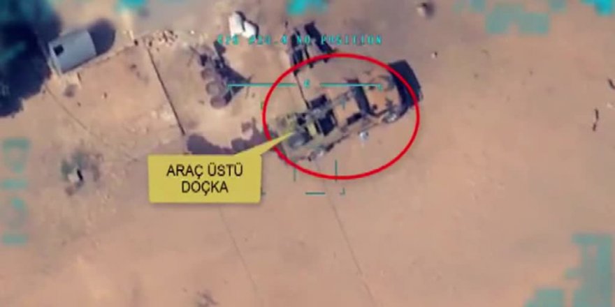 Barış Pınarı Harekatı’nda Teröristlere Ait Araca Tam İsabet