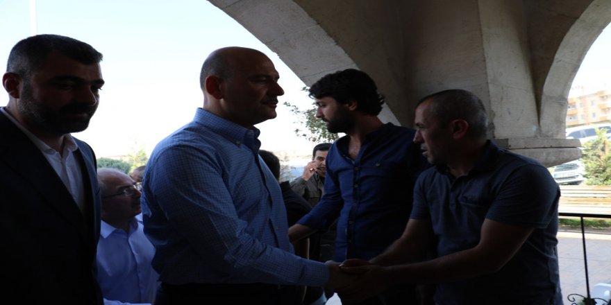 Bakan Soylu, Mardin’de Sivil Şehit Yakınları İle Bir Araya Geldi