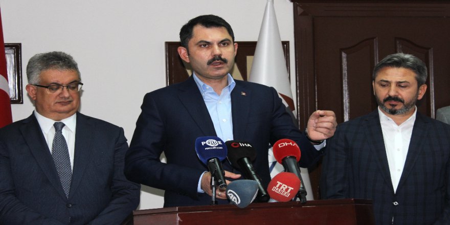 Bakan Kurum ’Güvenli Bölge’deki Kentleşmeyle İlgili Konuştu