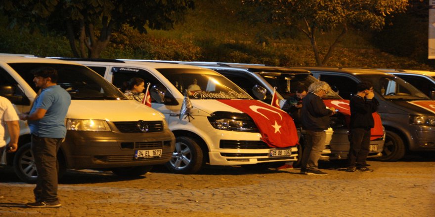 İstanbul’da Barış Pınarı Harekatı’na Destek Konvoyu
