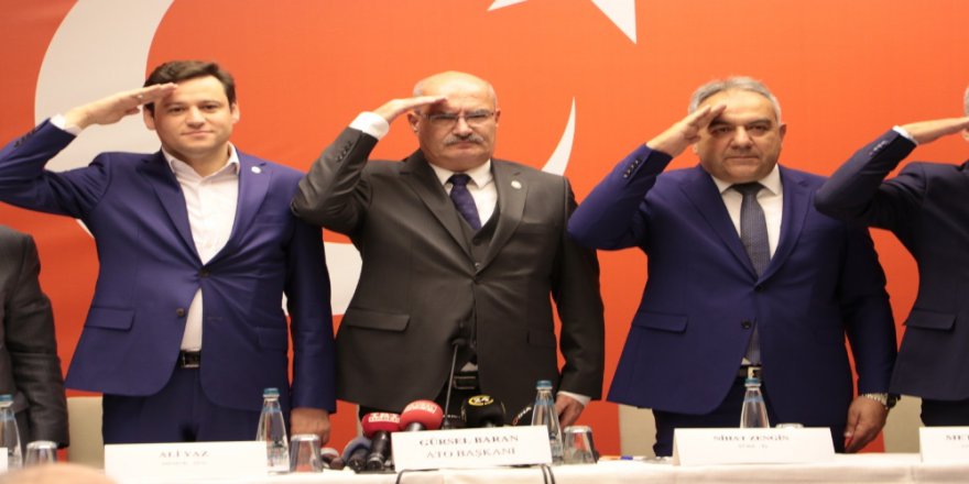 81 İlin Oda Ve Borsalarından “Barış Pınarı Harekatı"na Destek
