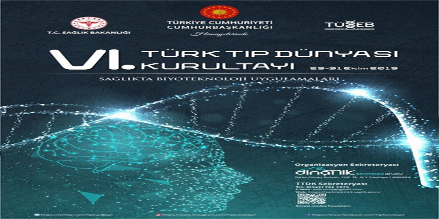 Vı. Türk Tıp Dünyası Kurultayı İstanbul’da