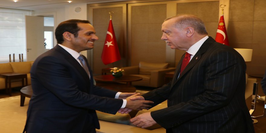 Katar Başbakan Yardımcısını Kabul Etti