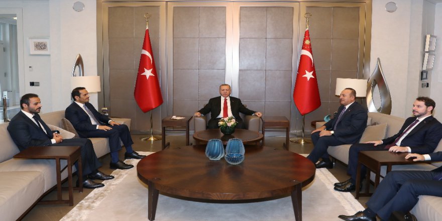 Katar Başbakan Yardımcısı El Sani’yi Kabul Etti