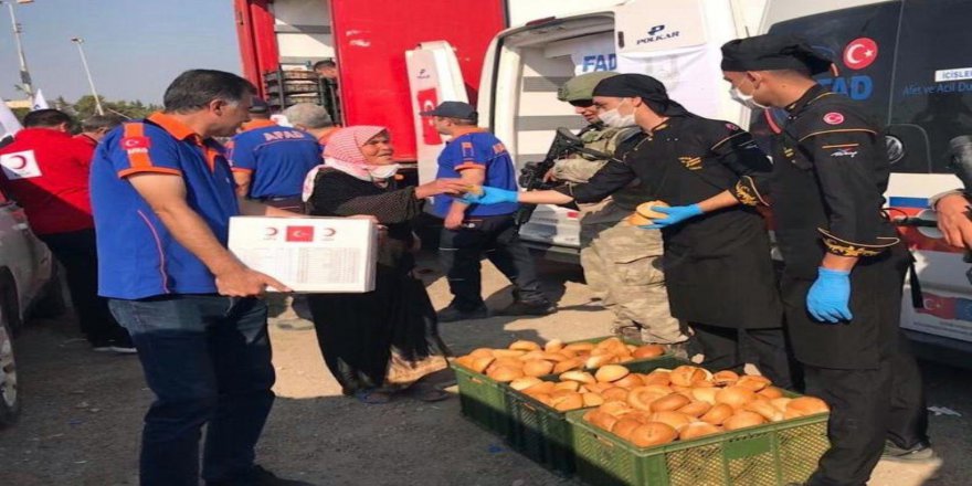 Mehmetçik’ten Tel Abyad’a Yardım Eli