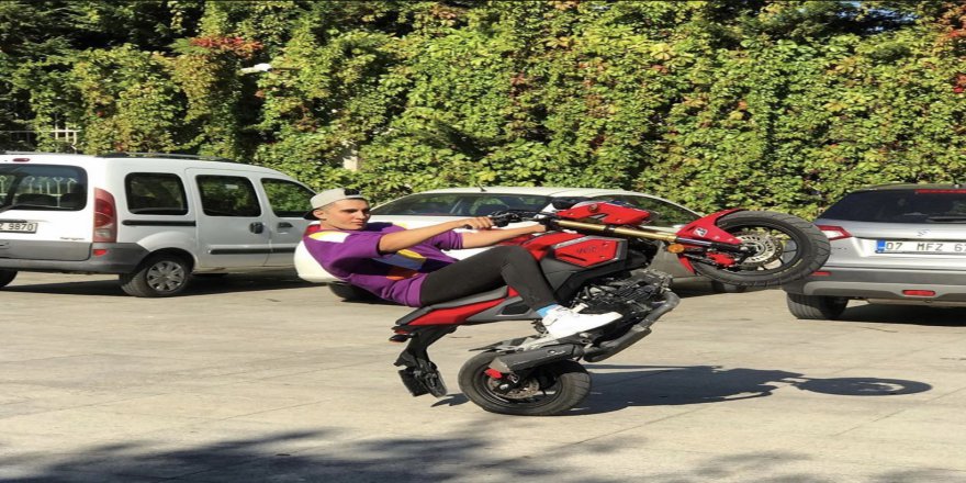 “Tek Teker Mert” Lakaplı Motosikletli Maganda Yine Yakalandı