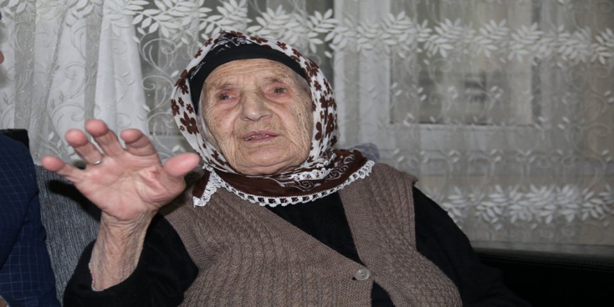 107 Yaşındaki Emine Nine Uzun Yaşamanın Formülünü Açıkladı