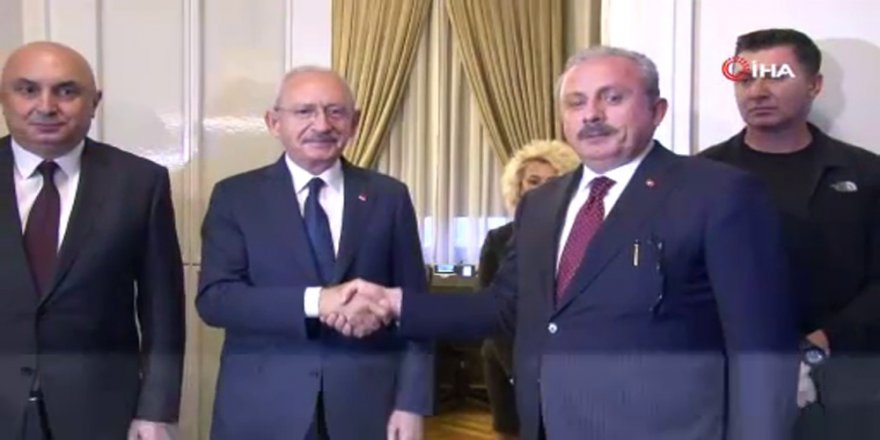 Tbmm Başkanı Şentop, Chp Genel Başkanı Kılıçdaroğlu’nu Ziyaret Etti