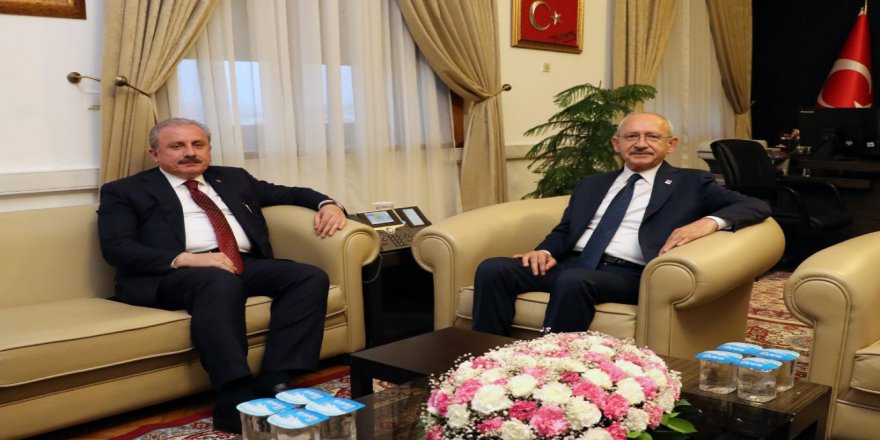 Tbmm Başkanı Şentop, Chp Genel Başkanı Kılıçdaroğlu İle Görüştü