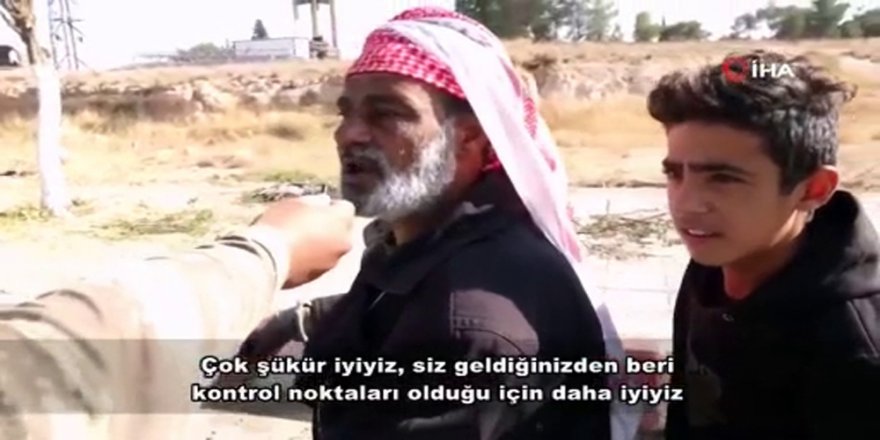 Tel Abyadlılardan Mehmetçiğe Teşekkür