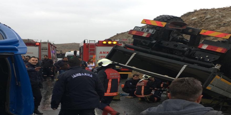 Ankara’da Trafik Kazası: 1 Ölü