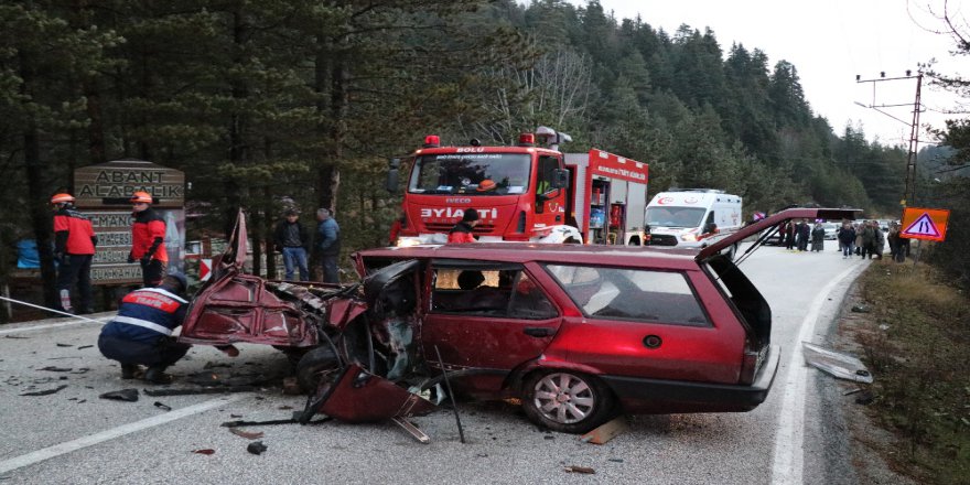 Bolu’da Tabiat Parkı Yolunda Kaza: 1 Ölü, 2 Yaralı