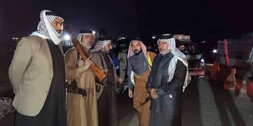 Irak’ın Zikar Kentinde Aşiretler Kontrol Noktası Kurdu