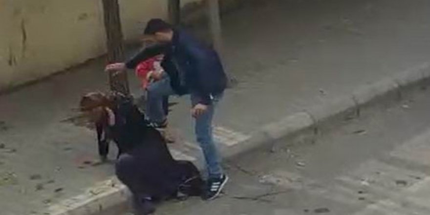 Eşine Sokak Ortasında Şiddet Uygulayan Koca Tekrar Tutuklandı