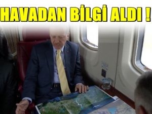 Erdoğan Havadan İzledi !