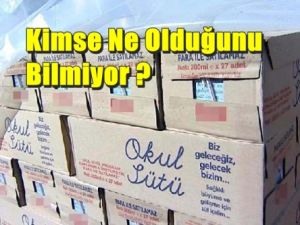 59 Bin Kutu Okul Sütü Neden Araziye Atıldı ?
